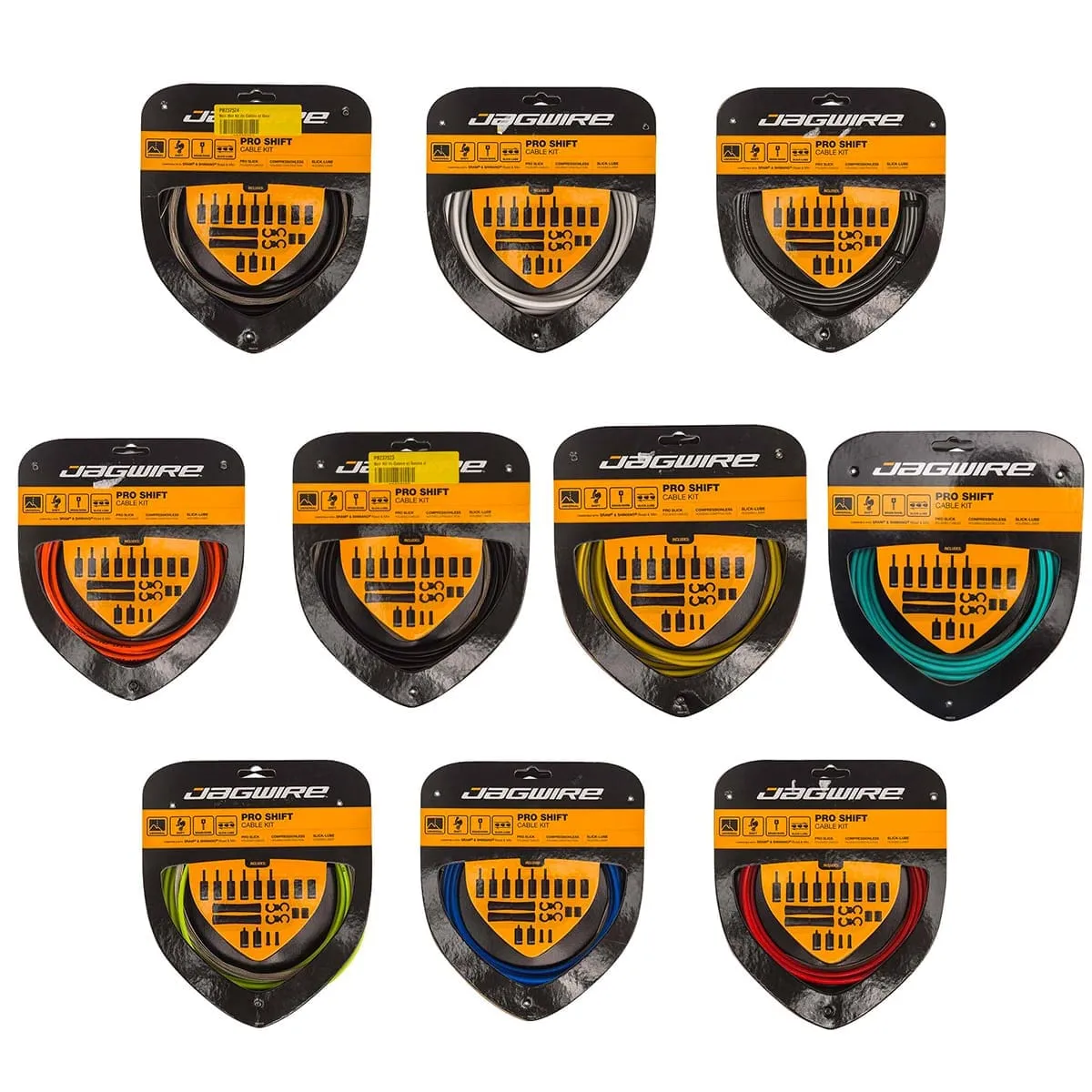 Kit de Cbles et Gaines de Dérailleur JAGWIRE ROAD AND MOUNTAIN PRO Gris